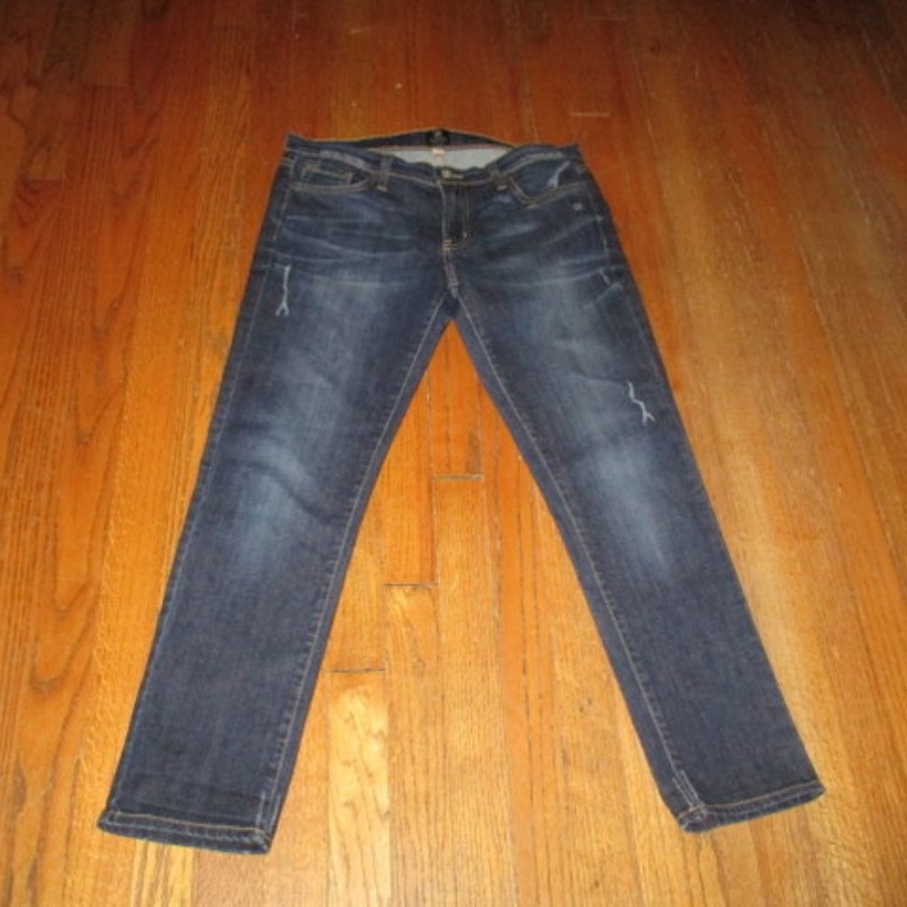 JUST BLACK Straight Ankle Jeans